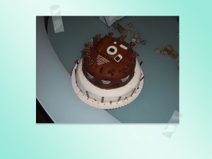 Торт ко д.р. с шоколадным фотоаппаратом